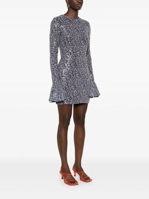 ROTATE BIRGER CHRISTENSEN sequinned mini dress - Purple - zdjęcie produktu nr 2