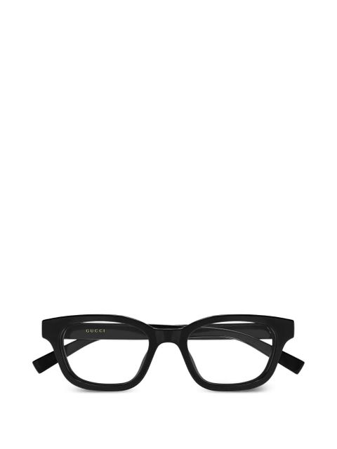 Gucci Eyewear logo-detail glasses - Black - zdjęcie produktu nr 1