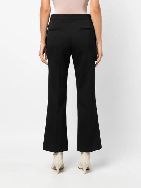 Jil Sander high-waisted cropped trousers - Black