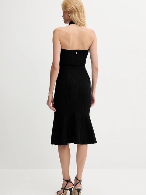 Guess sukienka SOFIE kolor czarny midi dopasowana W5YK39 Z2XY0 - zdjęcie produktu nr 2