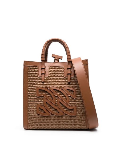 Casadei Baurivage woven tote bag - Brown - zdjęcie produktu nr 1
