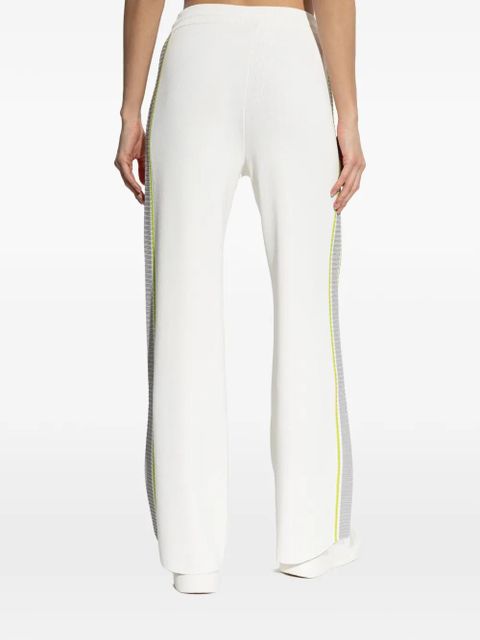 Casablanca drawstring-fastening track pants - White