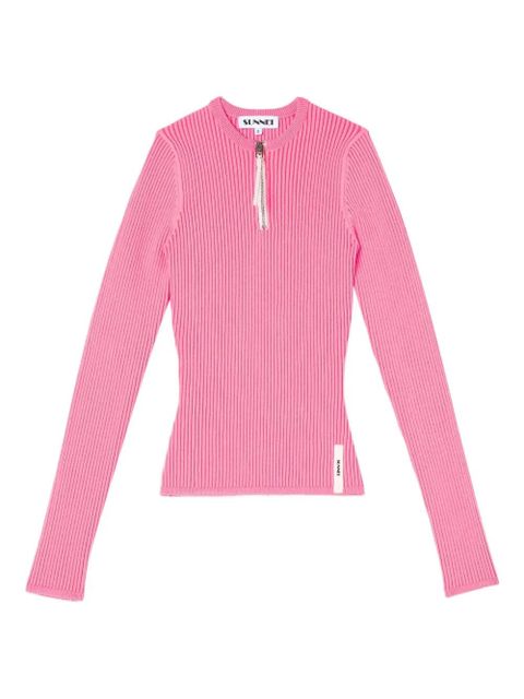 Sunnei round-neck sweater - Pink - zdjęcie produktu nr 1