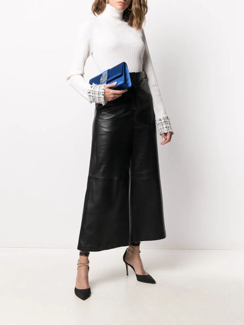 Manolo Blahnik Capri clutch bag - Blue