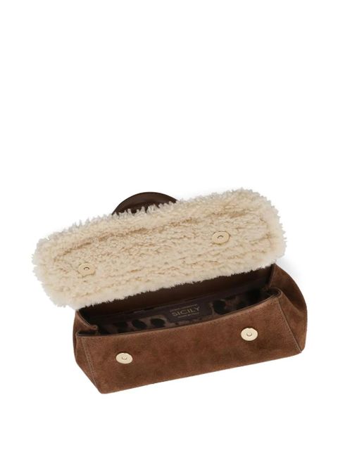 Dolce & Gabbana Sicily leather tote bag - Brown