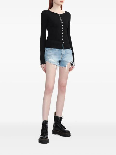 Free People ribbed long sleeves top - Black - zdjęcie produktu nr 2