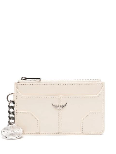 Zadig&Voltaire Sunny leather card holder - Neutrals - zdjęcie produktu nr 1