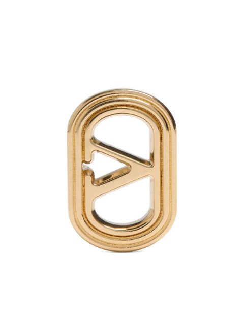 Valentino Garavani Ovalette polish-finish earrings - Gold