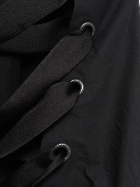 Balenciaga lace-up shirt - Black