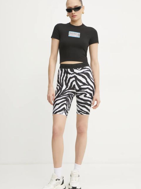 Versace Jeans Couture t-shirt damski kolor czarny 78HAHC09 CJ02C