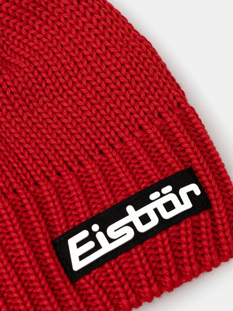 Eisbar czapka z dodatkiem wełny Trop MÜ SA kolor czerwony E33166 - zdjęcie produktu nr 2