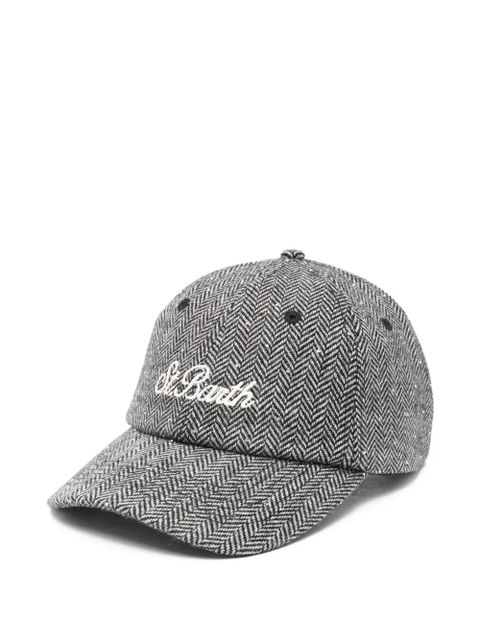 MC2 Saint Barth logo-embroidered baseball cap - Black - zdjęcie produktu nr 1