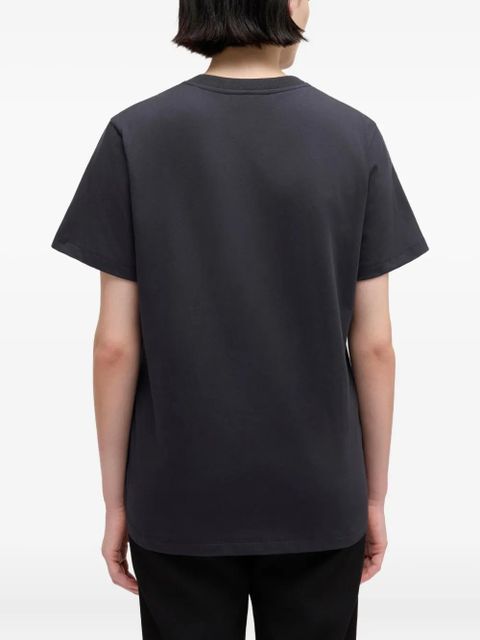 GANNI rabbit basic cotton jersey T-shirt - Grey