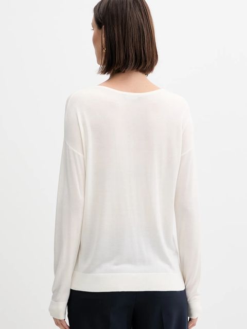 United Colors of Benetton sweter damski kolor beżowy lekki 103VD10AV