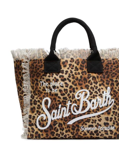 MC2 Saint Barth Vanity fringe tote bag - Neutrals
