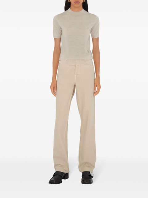 Burberry wool T-shirt - Neutrals - zdjęcie produktu nr 2