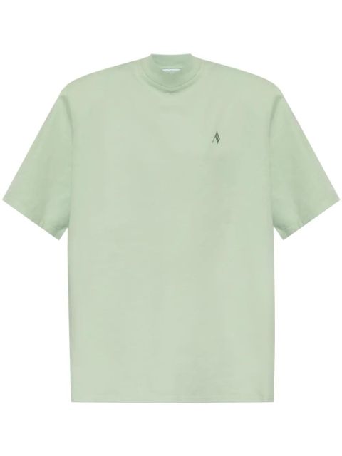 The Attico logo-embroidered T-shirt - Green - zdjęcie produktu nr 1