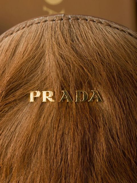 Prada slip-on leather mules - Brown