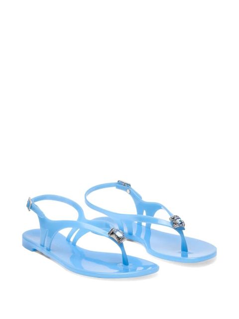 Casadei Jelly buckle-detail flip-flops - Blue - zdjęcie produktu nr 2