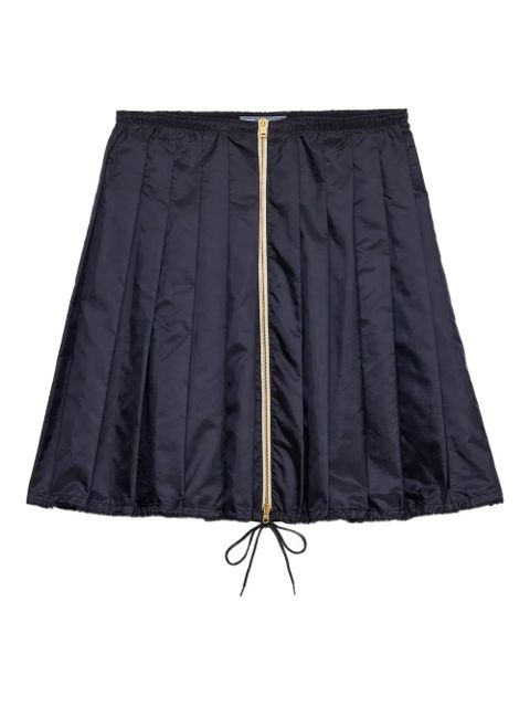 Prada Re-Nylon pleated mini skirt - Blue - zdjęcie produktu nr 1