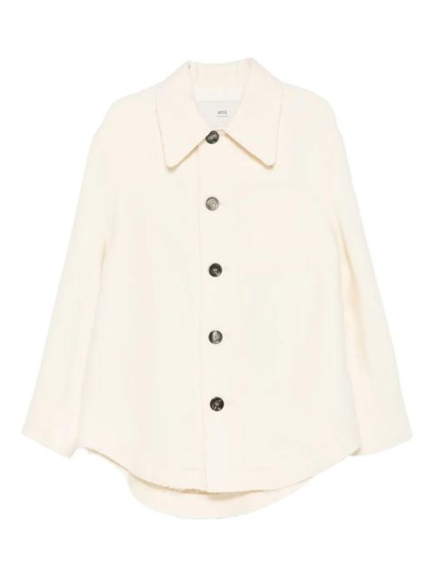 AMI Paris buttoned jacket - Neutrals - zdjęcie produktu nr 1