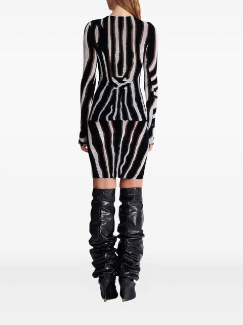 Balmain zebra-print top - Black - zdjęcie produktu nr 1