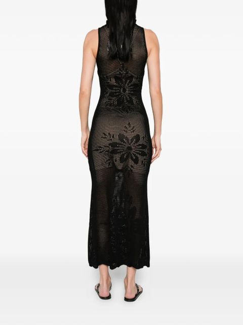 TWINSET round-neck maxi dress - Black