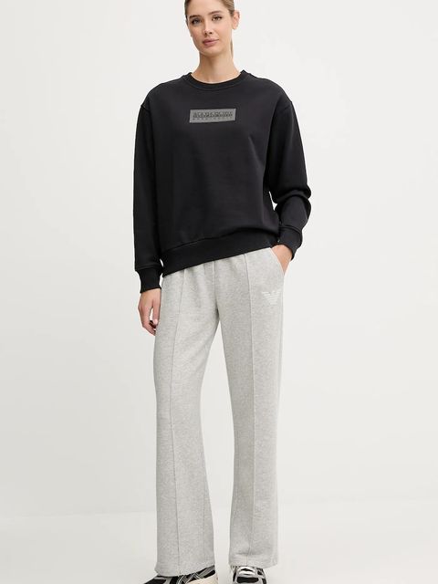 Napapijri bluza B-Box damska kolor czarny z nadrukiem NP0A4HYR0411 - zdjęcie produktu nr 2