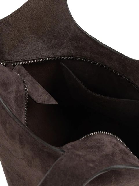 The Attico medium La Scoop shoulder bag - Brown