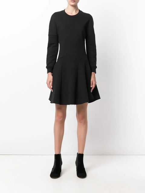 Alexander McQueen dragon patch flared dress - Black - zdjęcie produktu nr 2