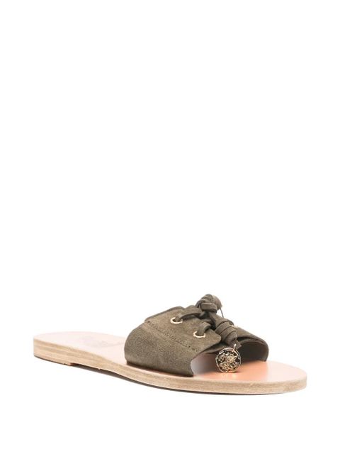 Ancient Greek Sandals Verina knotted-detail sandals - Green - zdjęcie produktu nr 2