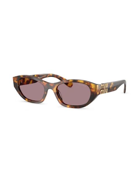 Miu Miu Eyewear tortoiseshell sunglasses - Green - zdjęcie produktu nr 2