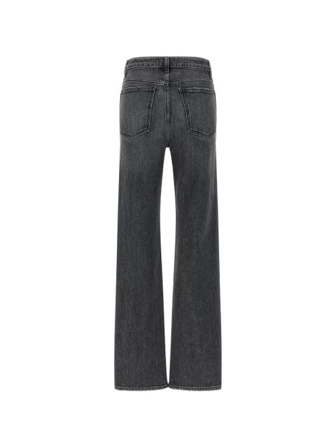 KHAITE Stonewashed straight jeans - Grey