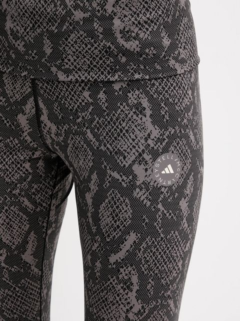 adidas by Stella McCartney legginsy treningowe damskie kolor szary wzorzyste JW4575