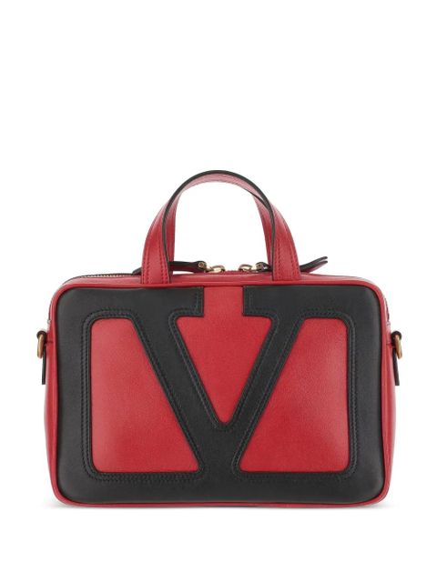 Valentino Garavani Viva Superstar leather tote bag - Red - zdjęcie produktu nr 1