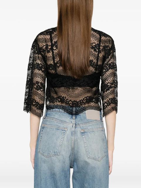 TWINSET laced blouse - Black