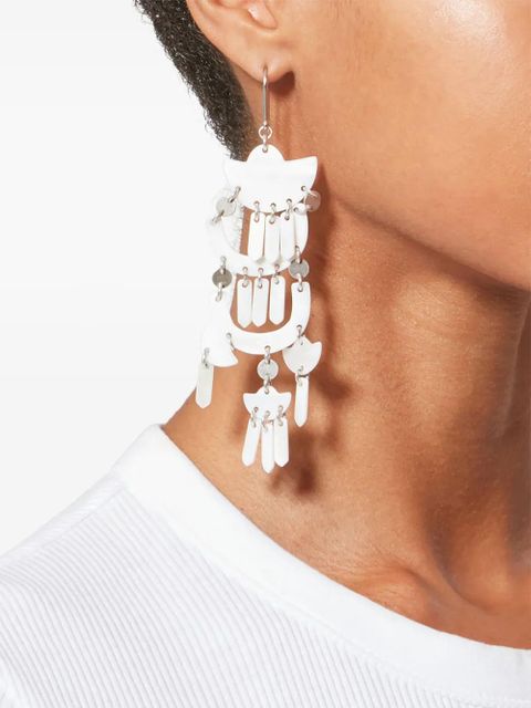 ISABEL MARANT long yue earrings - White - zdjęcie produktu nr 2