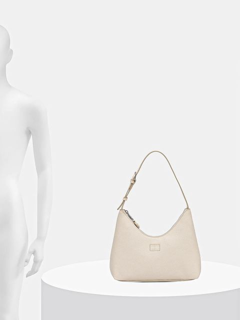 Tommy Jeans torebka kolor beżowy AW0AW17548