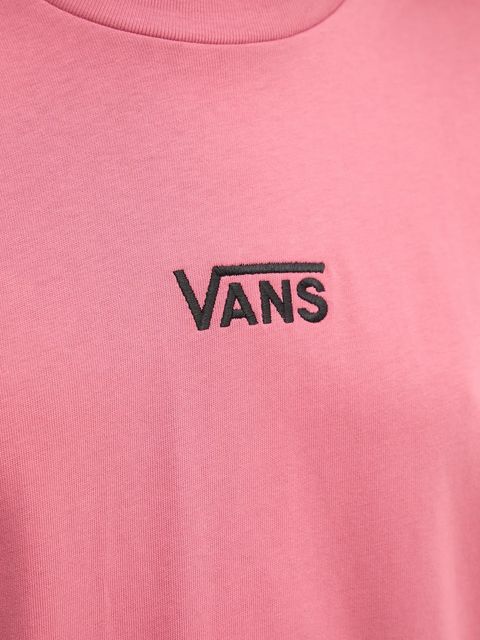 Vans sukienka bawełniana kolor różowy mini oversize VN0A4RU2ZRY1