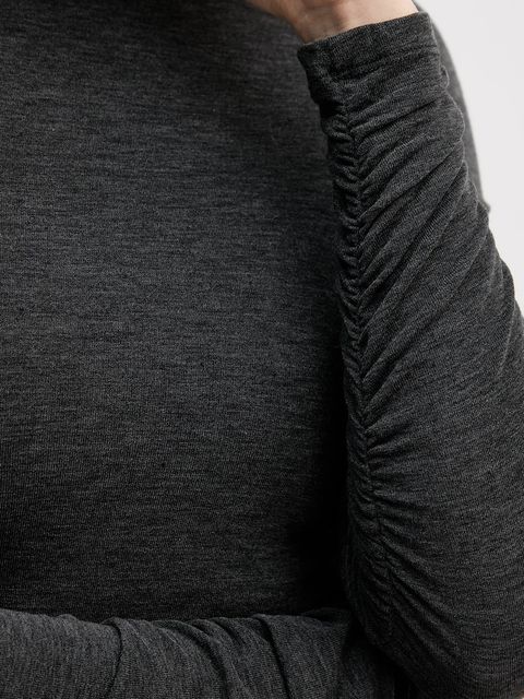 Sisley sukienka z domieszką jedwabiu kolor szary maxi prosta 4K3ZLV07R