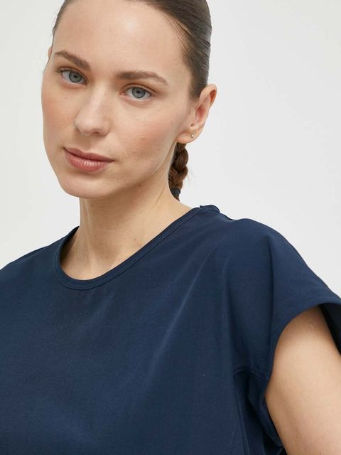 Helly Hansen t-shirt damski kolor granatowy