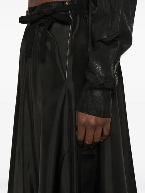 MM6 Maison Margiela taffeta maxi skirt - Black - zdjęcie produktu nr 2