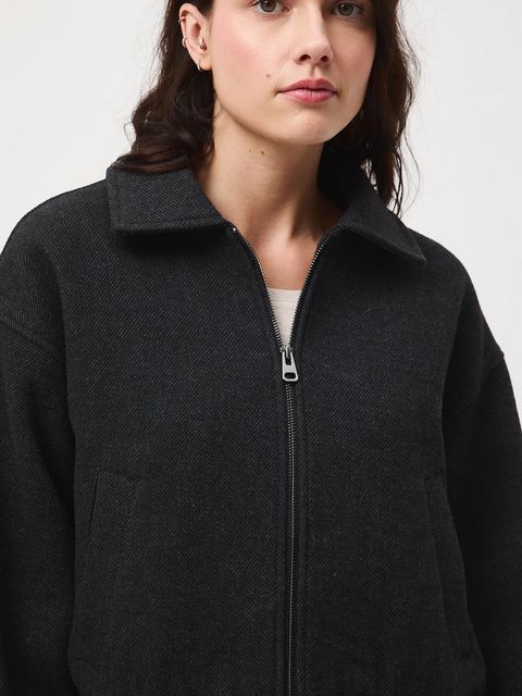 Medicine kurtka bomber damski kolor szary