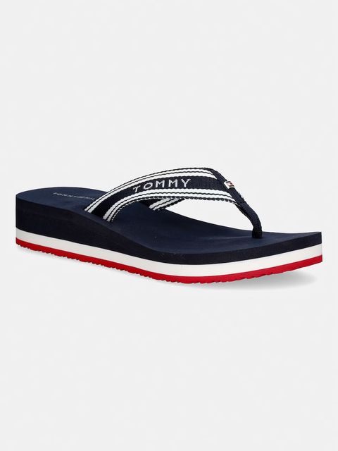 Tommy Hilfiger japonki damskie TH FLAG PRINT SUMMER SANDAL - zdjęcie produktu nr 1