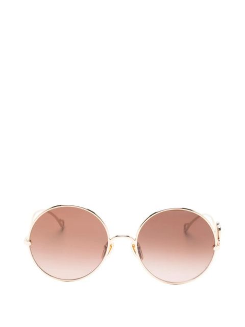 Chloé Eyewear round frame sunglasses - Gold - zdjęcie produktu nr 1