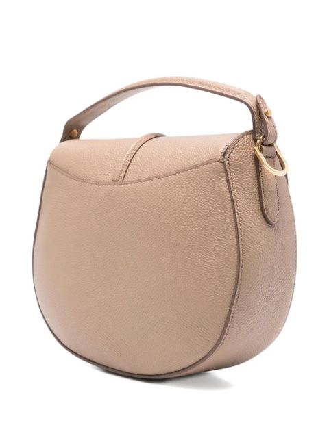 DeMellier lock-accent saddle bag - Neutrals