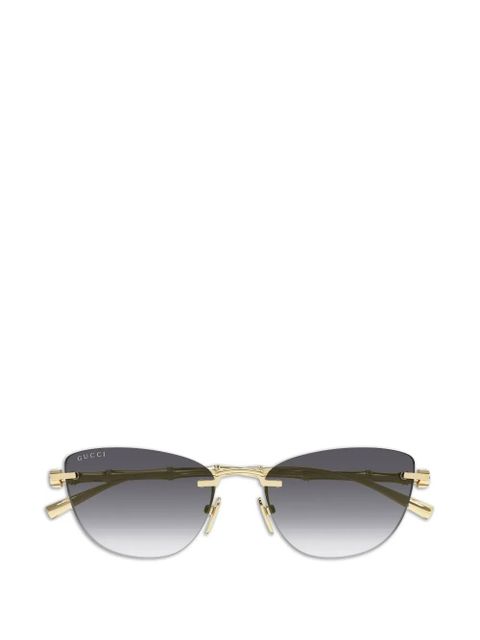 Gucci Eyewear cat-eye sunglasses - Gold - zdjęcie produktu nr 1