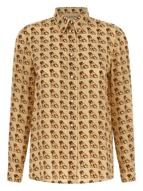Valentino Garavani Petit Charles-print shirt - Neutrals - zdjęcie produktu nr 1