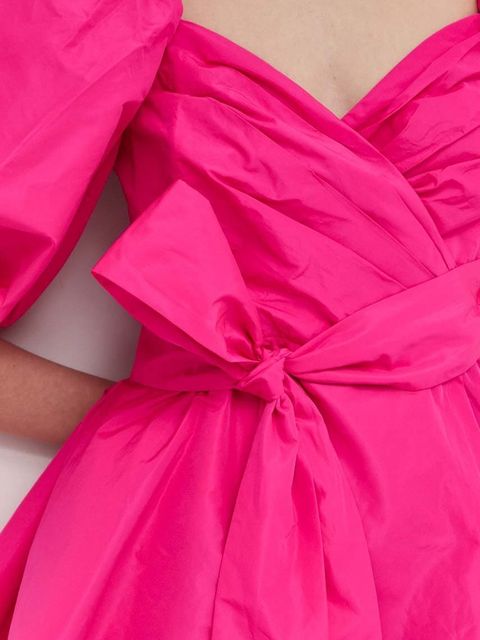 Pinko sukienka kolor różowy mini rozkloszowana