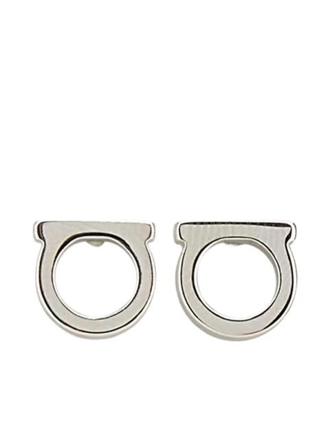 Ferragamo Gancini stud earrings - Silver - zdjęcie produktu nr 1